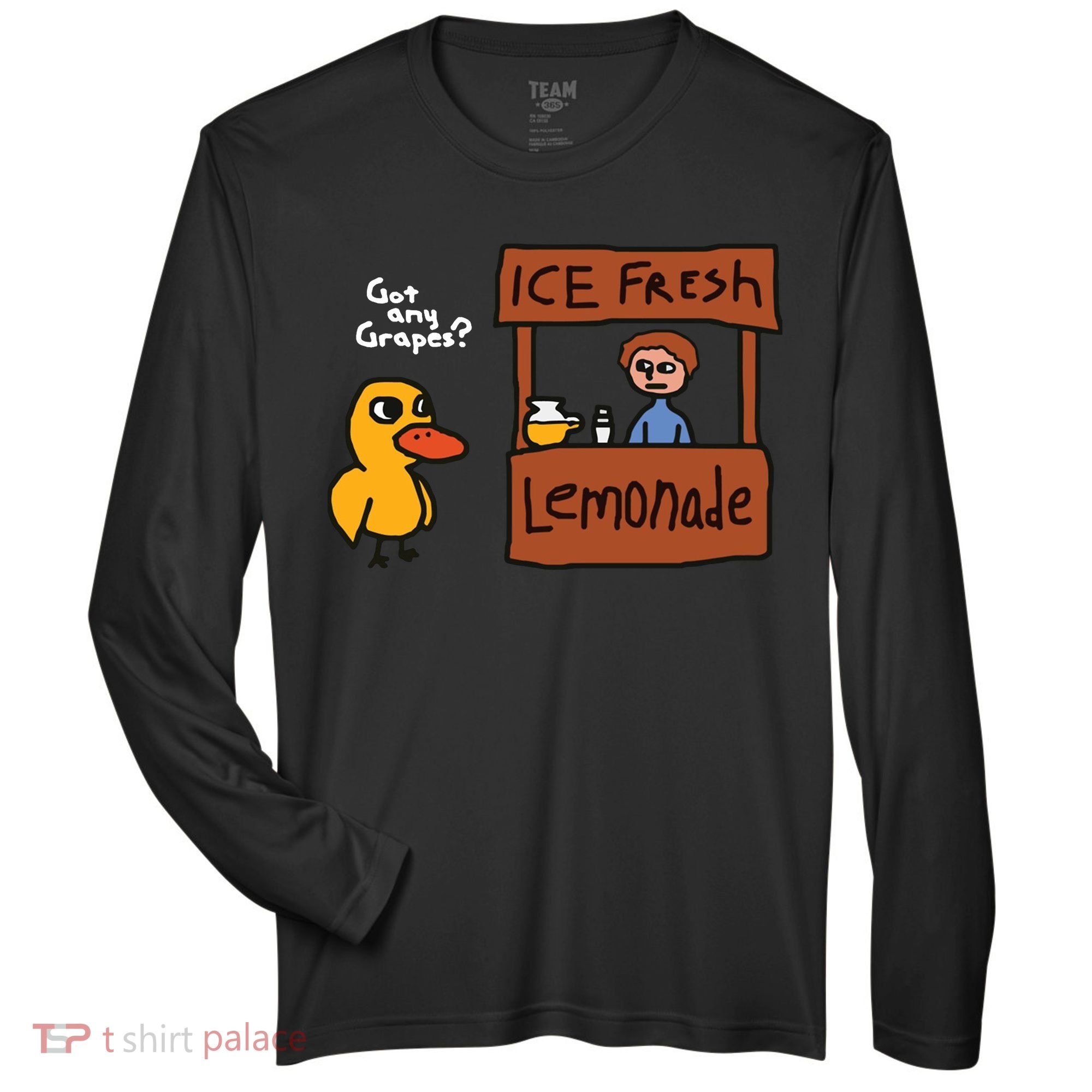 Got Any Grapes Duck Song Lemonade Zone Performance Long-Sleeve T-Shirt