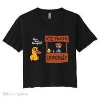 Got Any Grapes Duck Song Lemonade Women's Crop Top Tee thumb 0