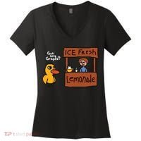 Got Any Grapes Duck Song Lemonade Women's V-Neck T-Shirt thumb 0