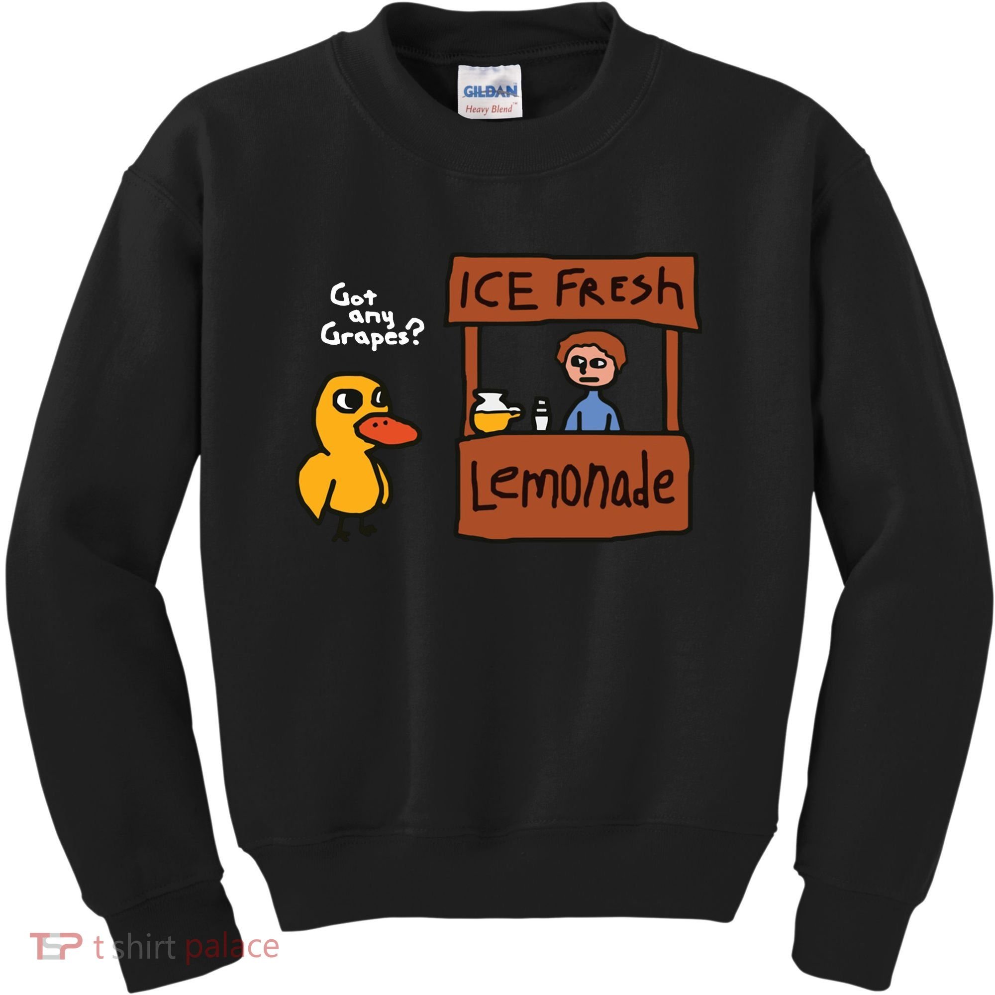 Got Any Grapes Duck Song Lemonade Kids Sweatshirt