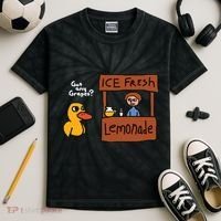 Got Any Grapes Duck Song Lemonade Kids Tie-Dye T-Shirt thumb 2
