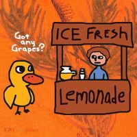 Got Any Grapes Duck Song Lemonade Kati Licensed 12" Camo Cuffed Beanie thumb 2