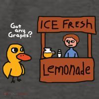 Got Any Grapes Duck Song Lemonade Vector Backpack thumb 2