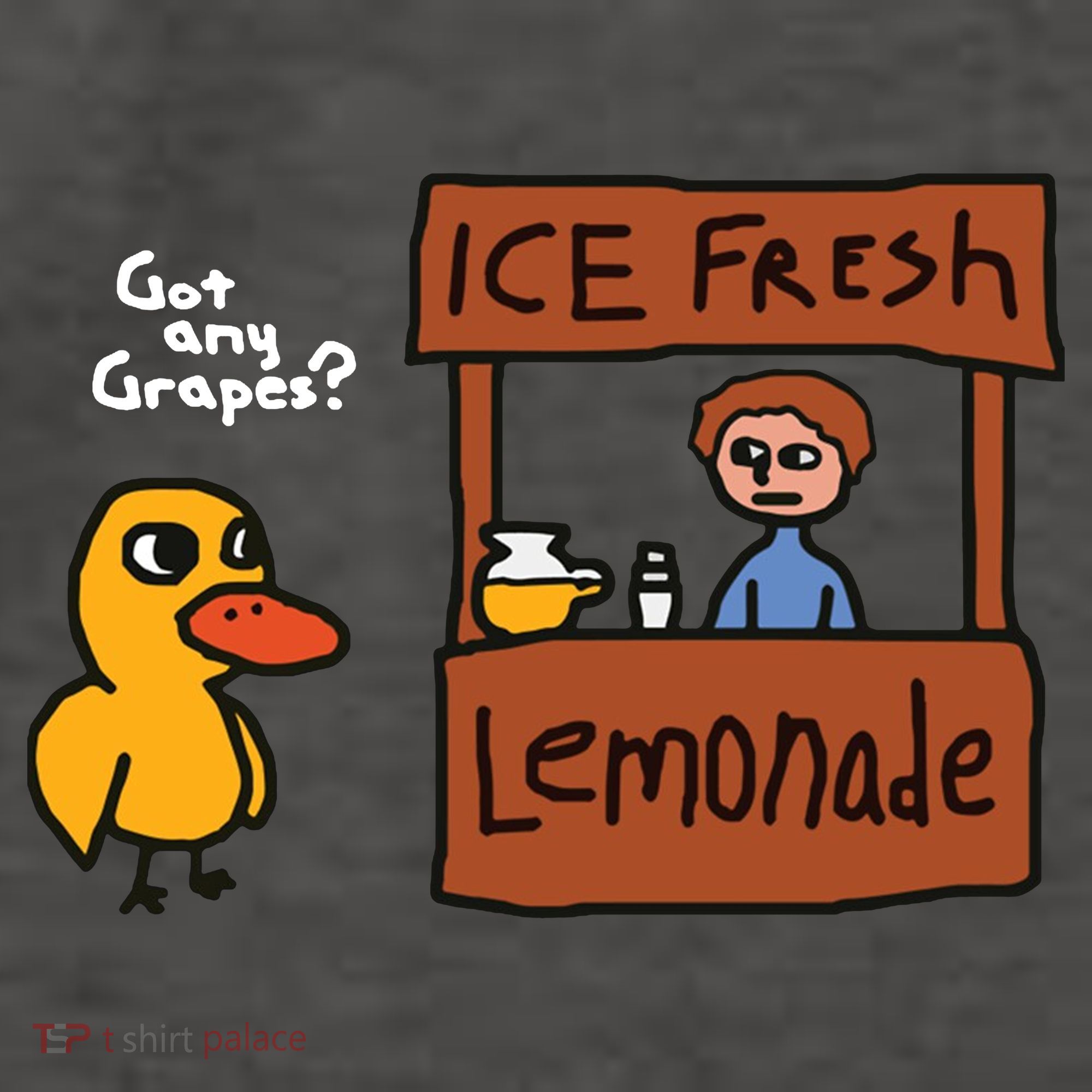 Got Any Grapes Duck Song Lemonade Vector Backpack