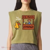 Got Any Grapes Duck Song Lemonade Garment-Dyed Women's Muscle Tee thumb 2