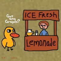 Got Any Grapes Duck Song Lemonade Garment-Dyed Women's Muscle Tee thumb 6