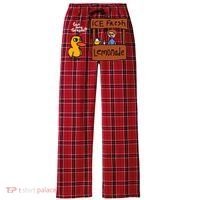 Got Any Grapes Duck Song Lemonade Women's Flannel Plaid Pajama Pants thumb 0