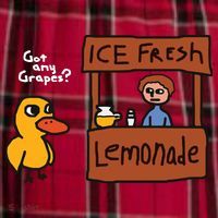 Got Any Grapes Duck Song Lemonade Women's Flannel Plaid Pajama Pants thumb 2