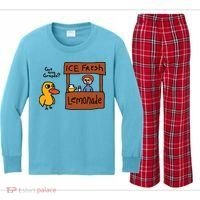Got Any Grapes Duck Song Lemonade Kids Long Sleeve Plaid Pajama Set thumb 0