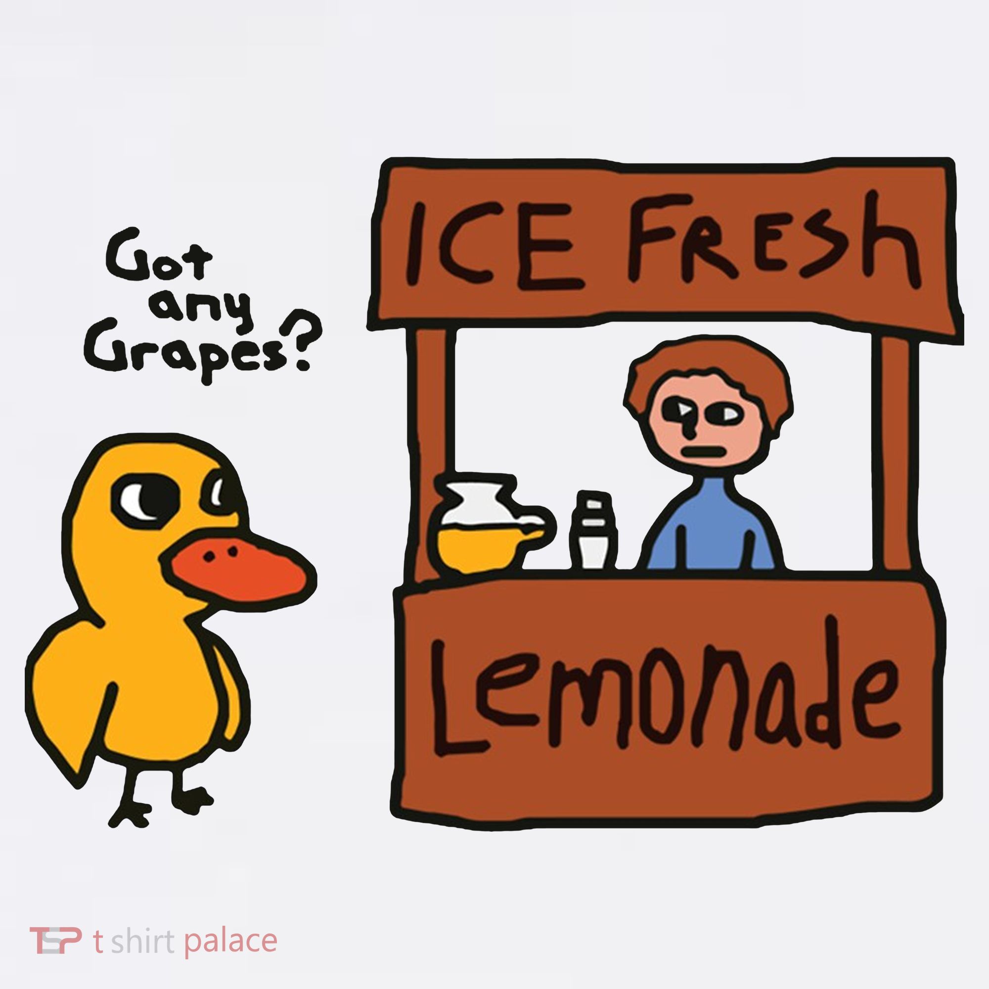 Got Any Grapes Duck Song Lemonade Garment-Dyed Sweatshirt