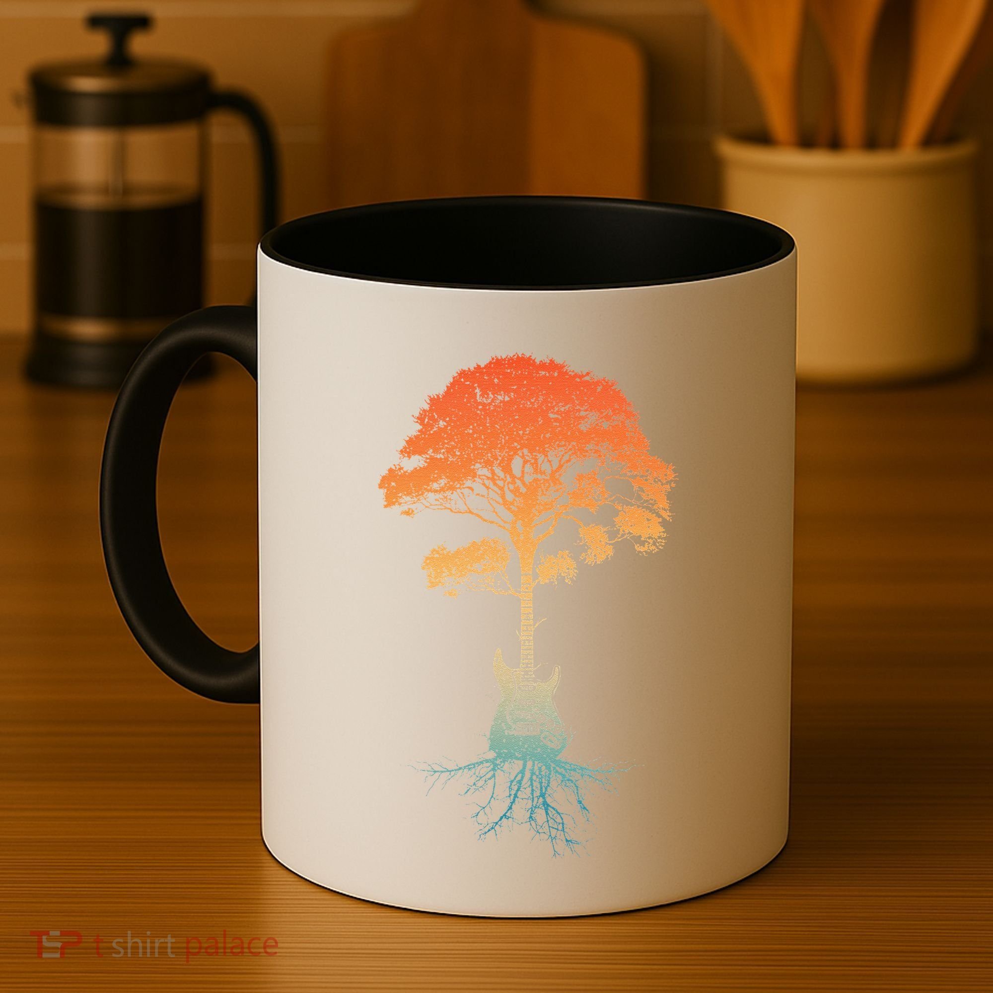 Guitar Art Guitar Player Rockstar Guitarist Coffee Mug