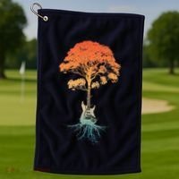 Guitar Art Guitar Player Rockstar Guitarist Golf Towel thumb 1