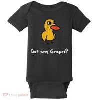 Got Any Grapes Duck Baby Bodysuit thumb 0