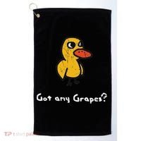 Got Any Grapes Duck Golf Towel thumb 0