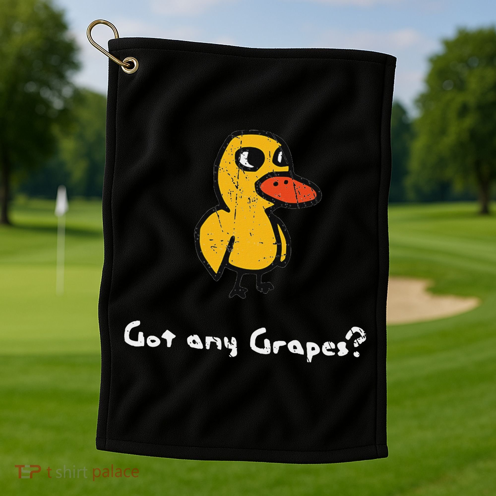 Got Any Grapes Duck Golf Towel