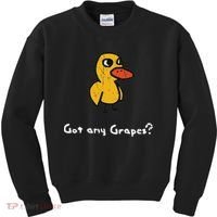 Got Any Grapes Duck Kids Sweatshirt thumb 0