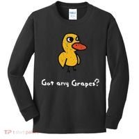 Got Any Grapes Duck Kids Long Sleeve Shirt thumb 0