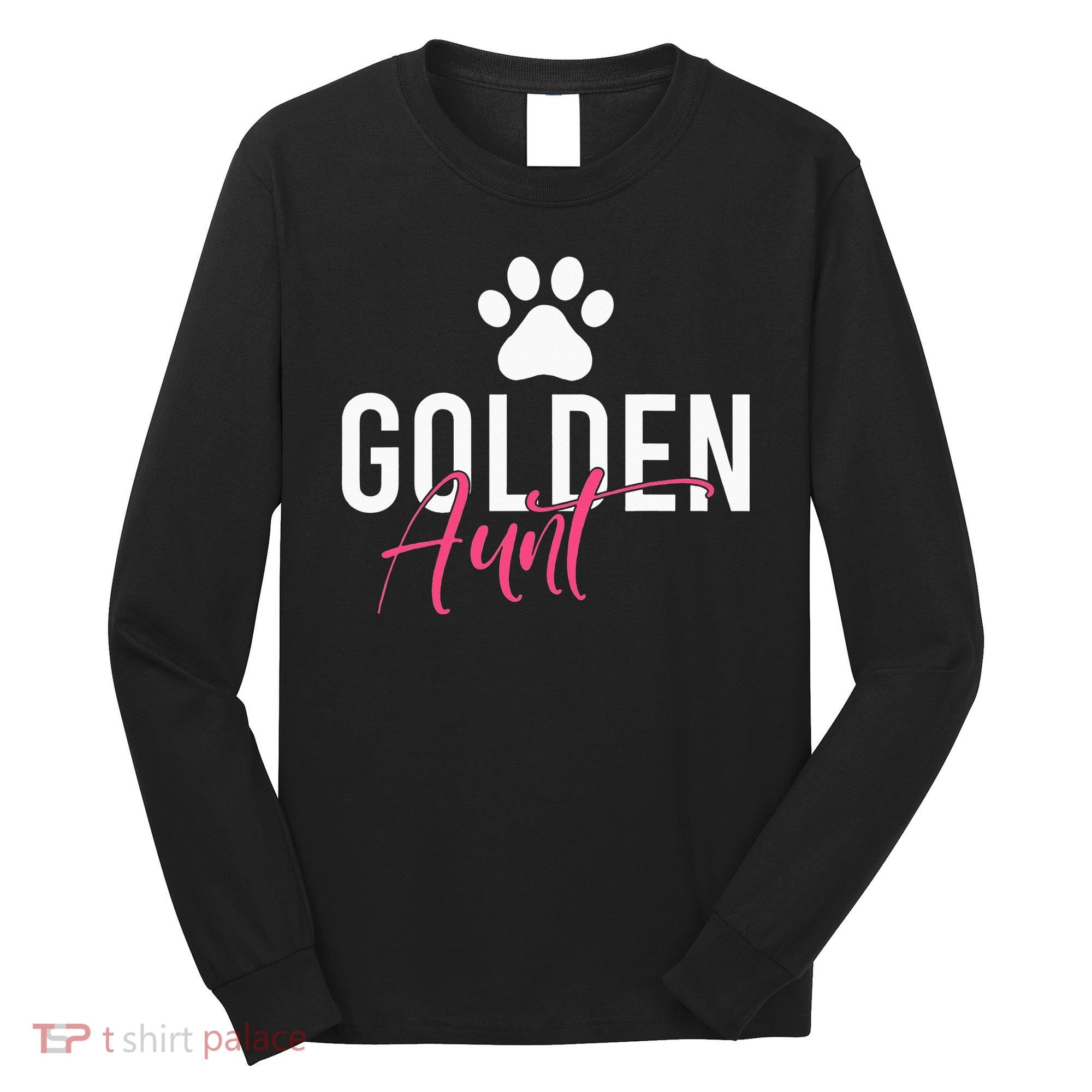 Golden Aunt Golden Retriever Aunt Long Sleeve Shirt