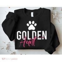 Golden Aunt Golden Retriever Aunt Sweatshirt thumb 2