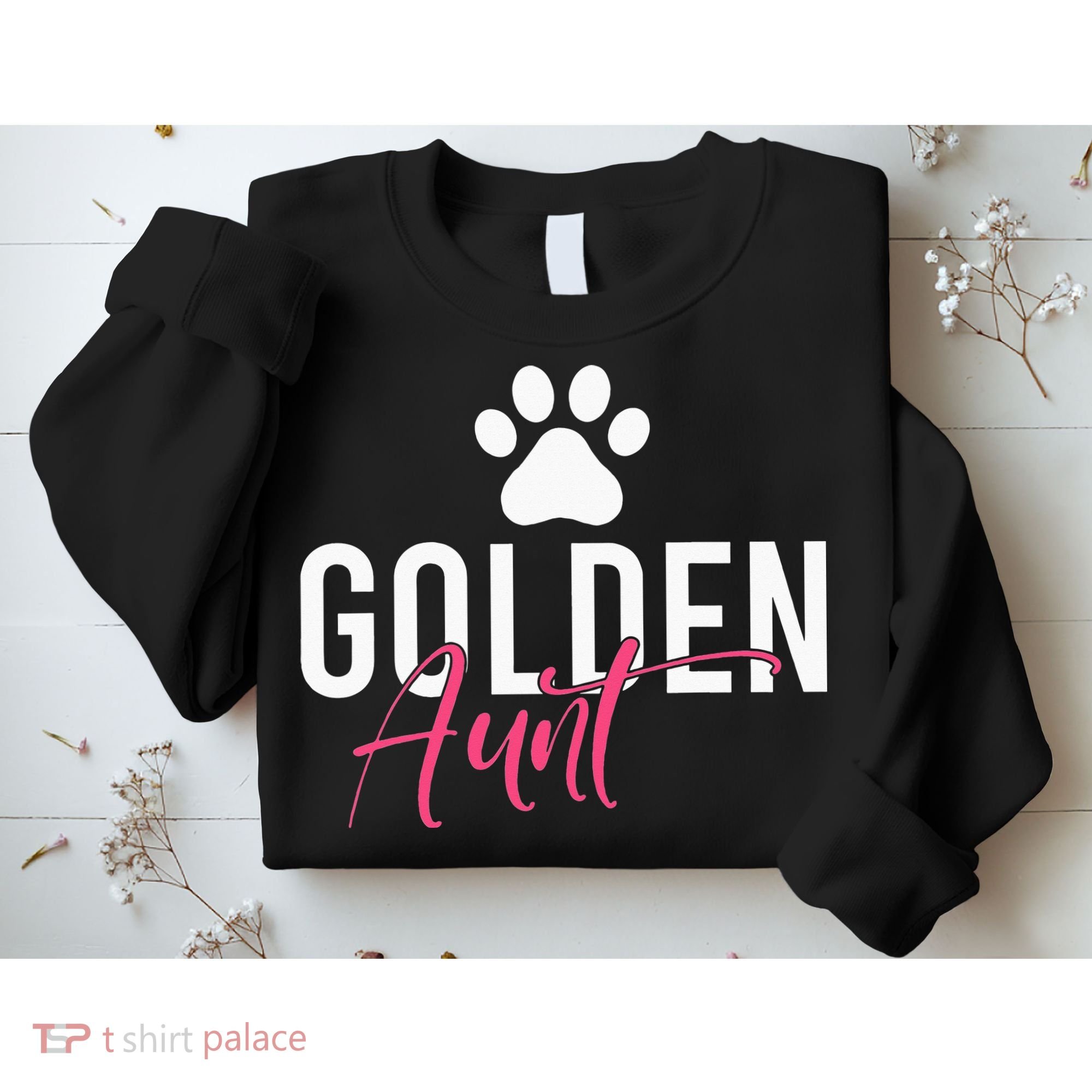 Golden Aunt Golden Retriever Aunt Sweatshirt