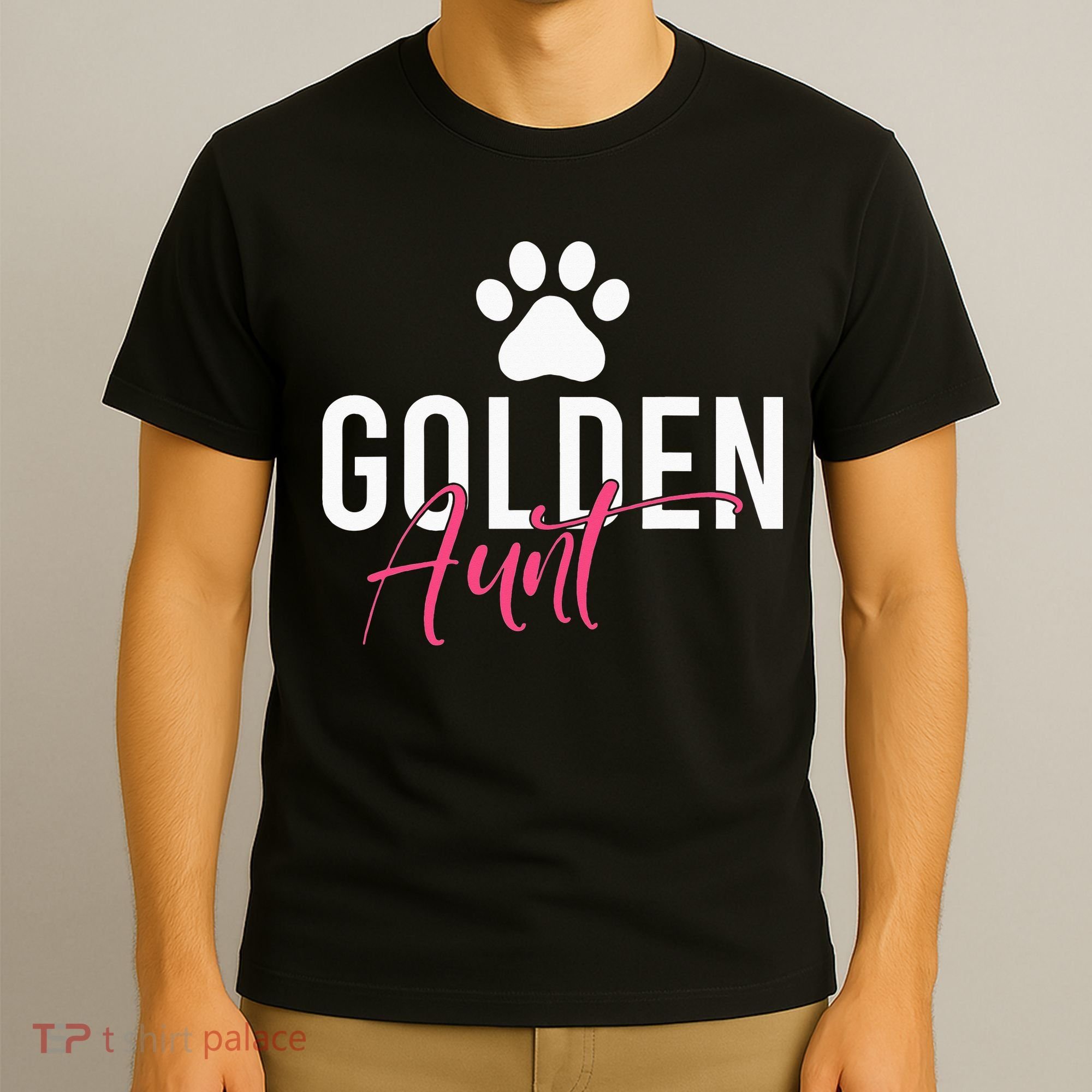 Golden Aunt Golden Retriever Aunt T-Shirt