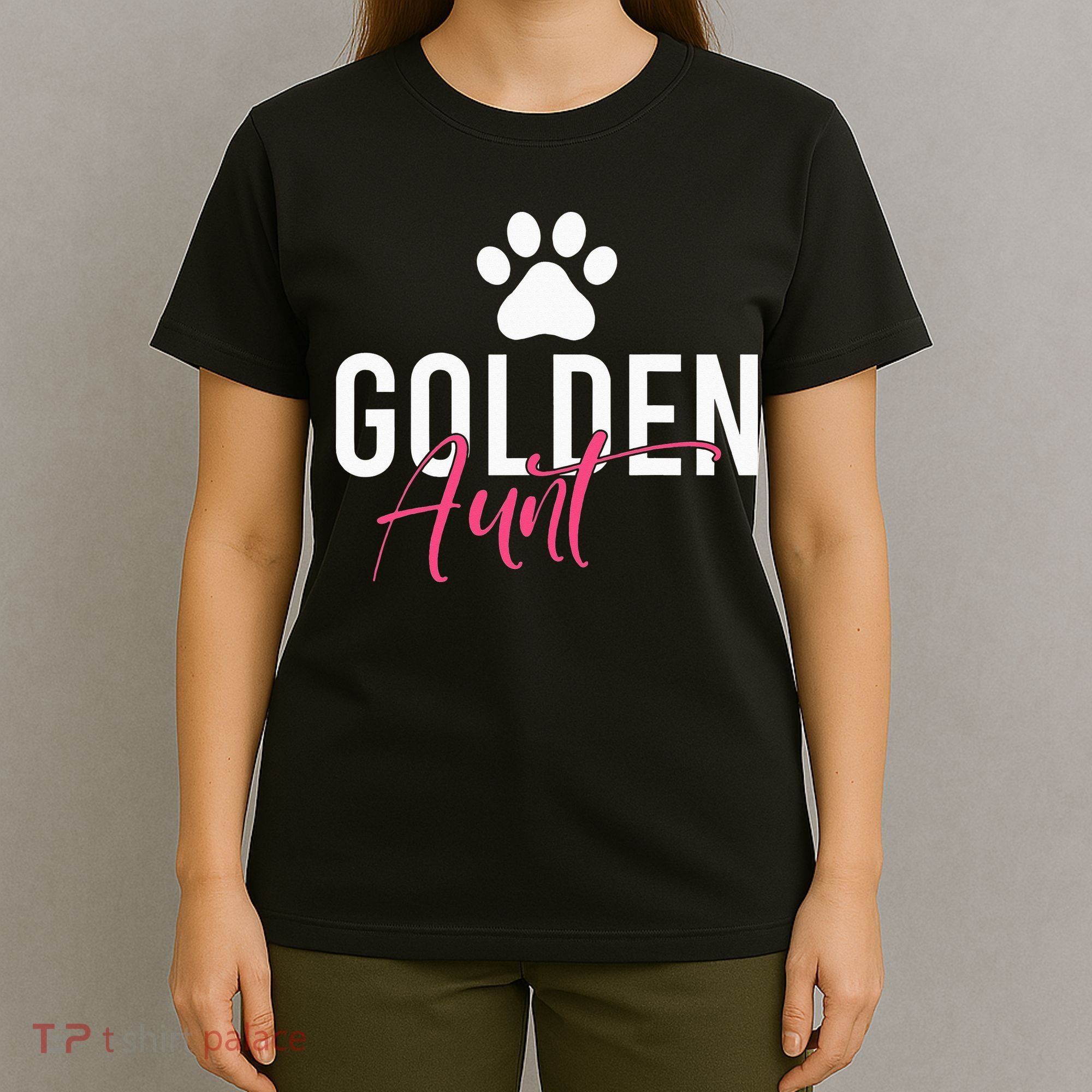 Golden Aunt Golden Retriever Aunt T-Shirt