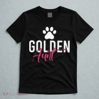 Golden Aunt Golden Retriever Aunt T-Shirt thumb 5