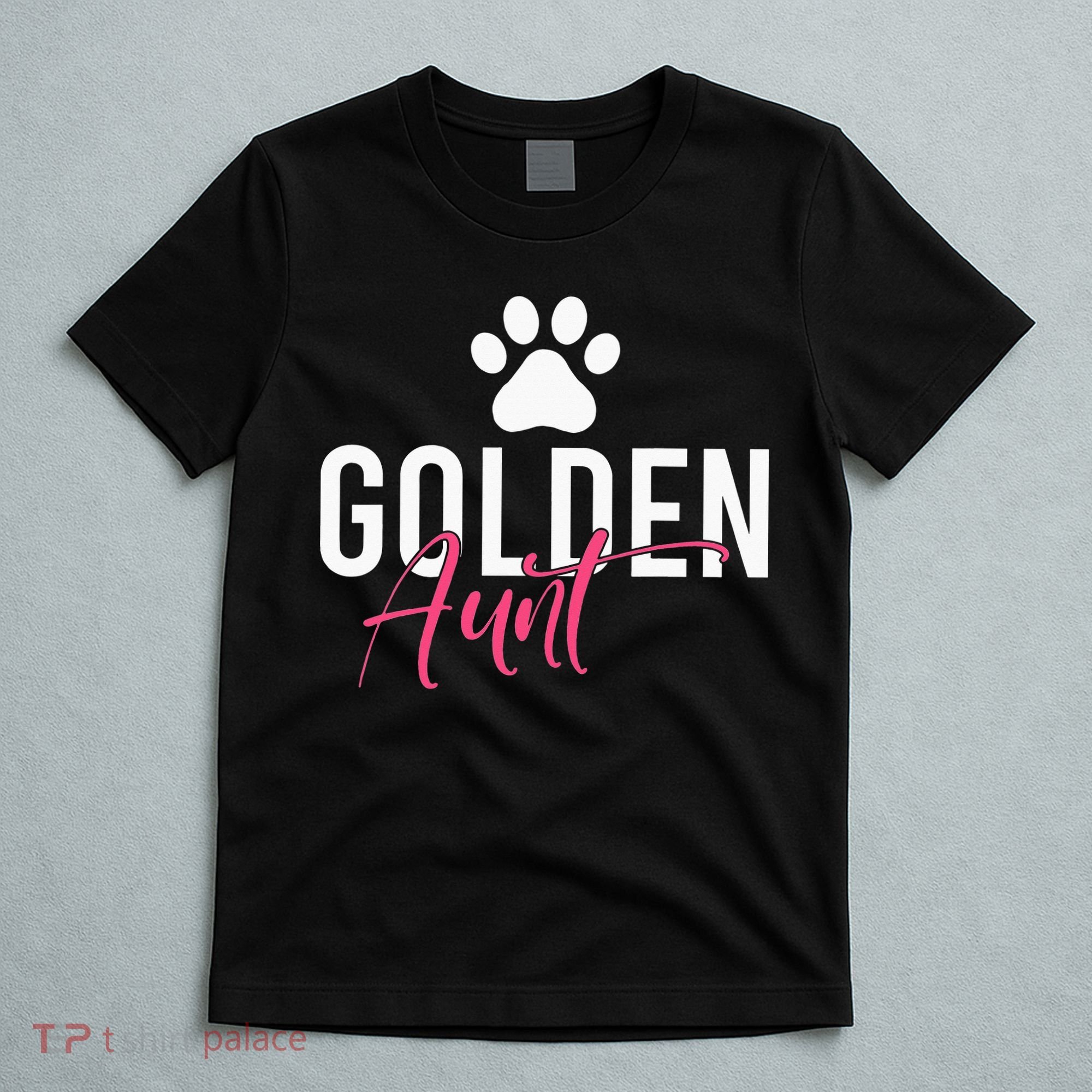 Golden Aunt Golden Retriever Aunt T-Shirt
