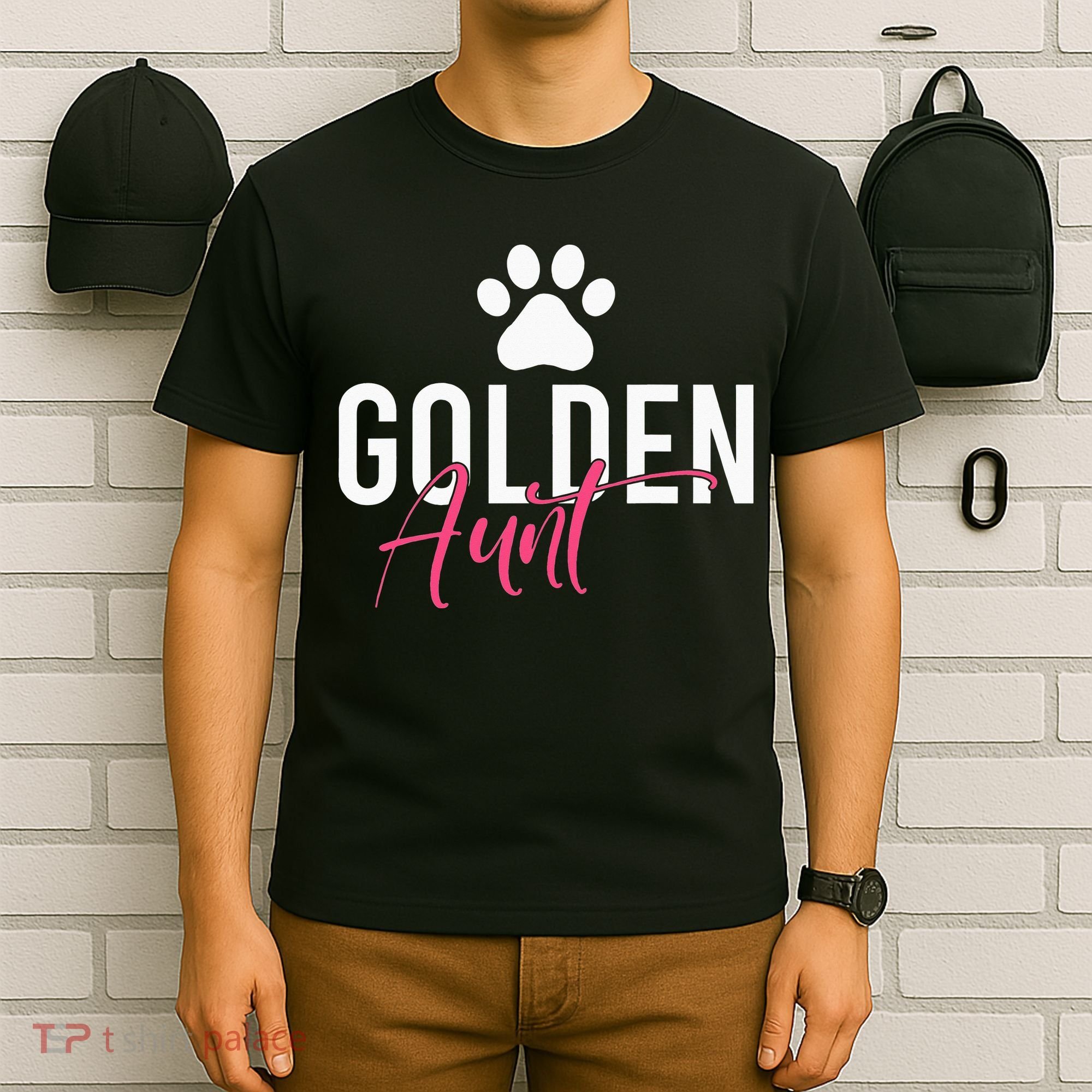 Golden Aunt Golden Retriever Aunt T-Shirt