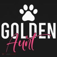 Golden Aunt Golden Retriever Aunt T-Shirt thumb 7