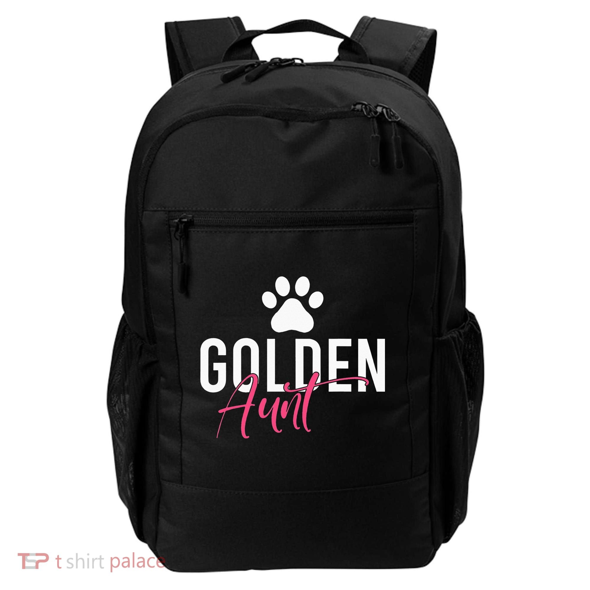 Golden Aunt Golden Retriever Aunt Backpack