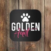 Golden Aunt Golden Retriever Aunt Coaster thumb 0