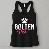 Golden Aunt Golden Retriever Aunt Women's Tank Top thumb 3