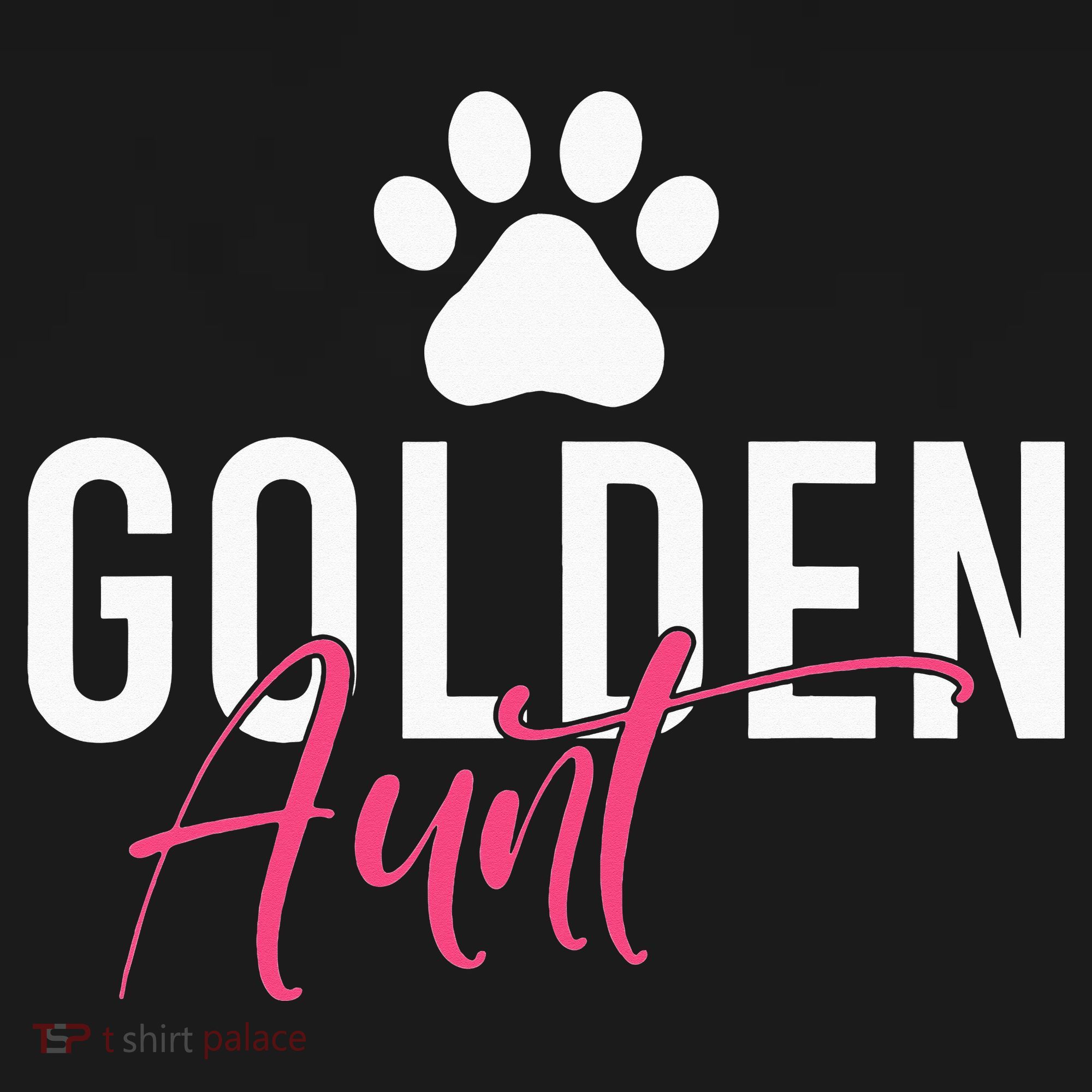 Golden Aunt Golden Retriever Aunt Women's Tank Top