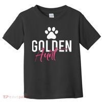 Golden Aunt Golden Retriever Aunt Toddler T-Shirt thumb 0