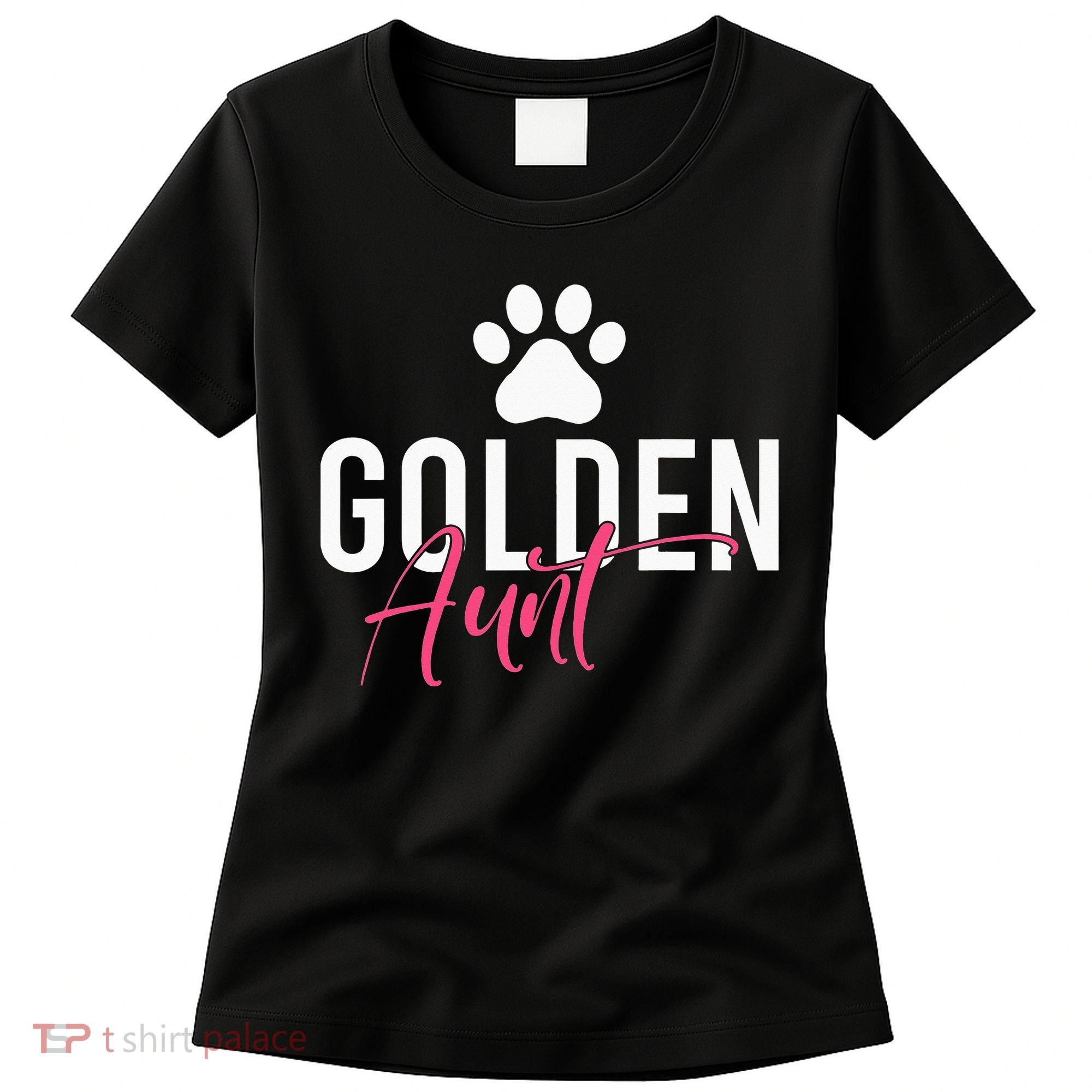 Golden Aunt Golden Retriever Aunt Women's T-Shirt