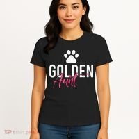 Golden Aunt Golden Retriever Aunt Women's T-Shirt thumb 4