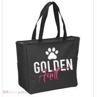 Golden Aunt Golden Retriever Aunt Tote Bag thumb 2