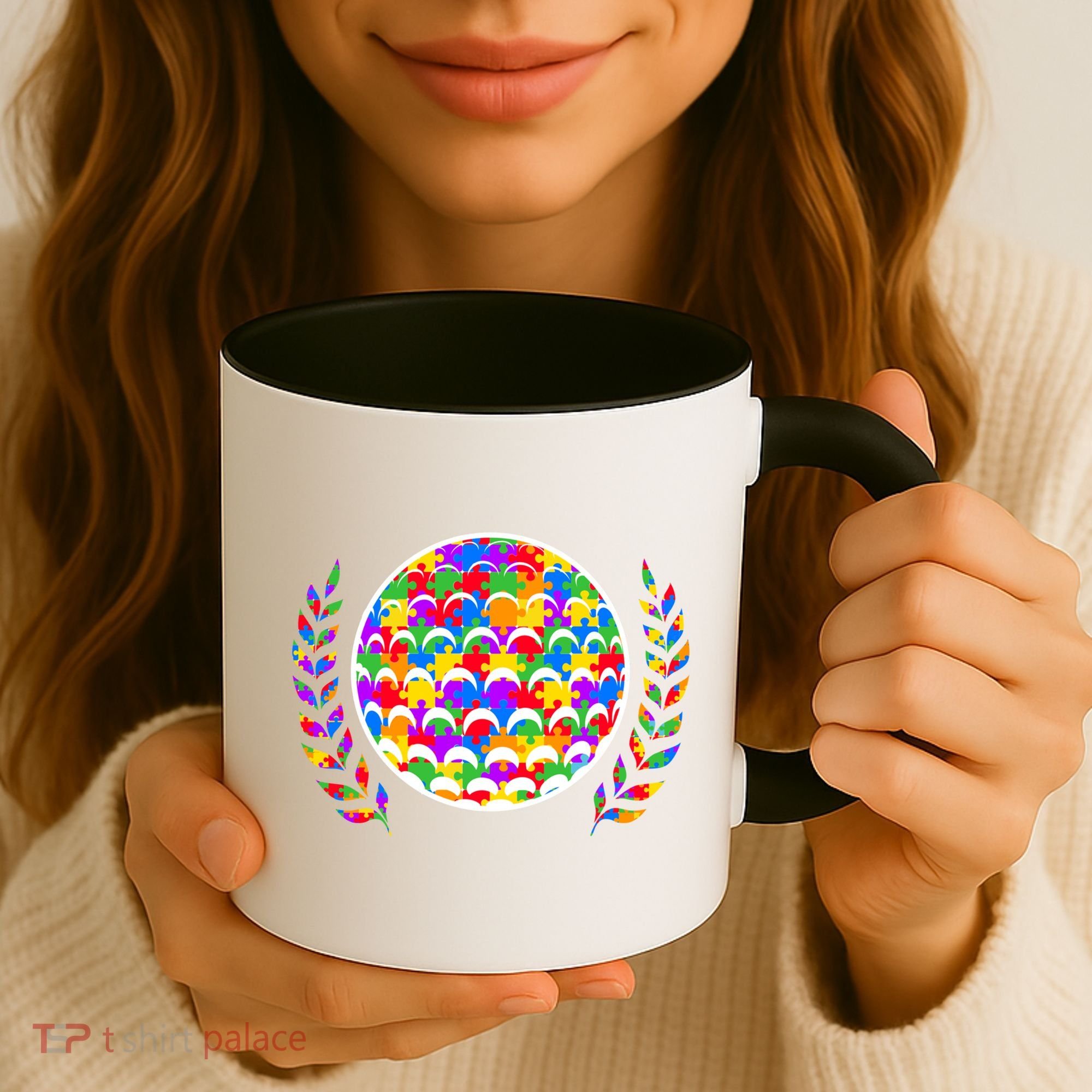 Golf Autism Golf Awareness Acceptance Golfers Tee Gift Coffee Mug