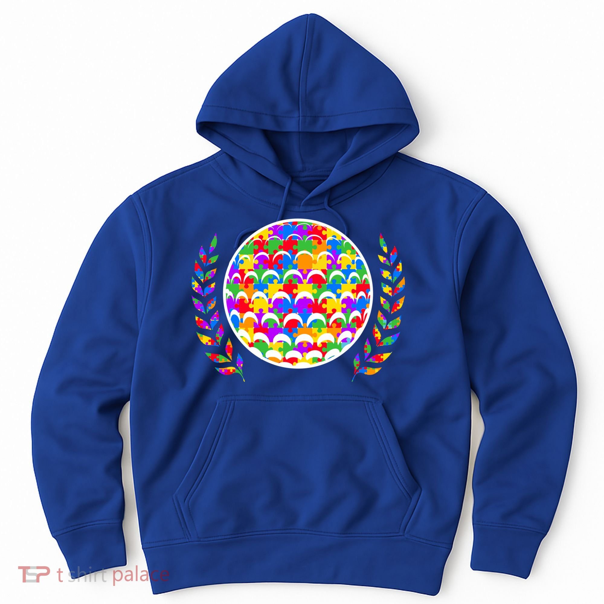 Golf Autism Golf Awareness Acceptance Golfers Tee Gift Hoodie