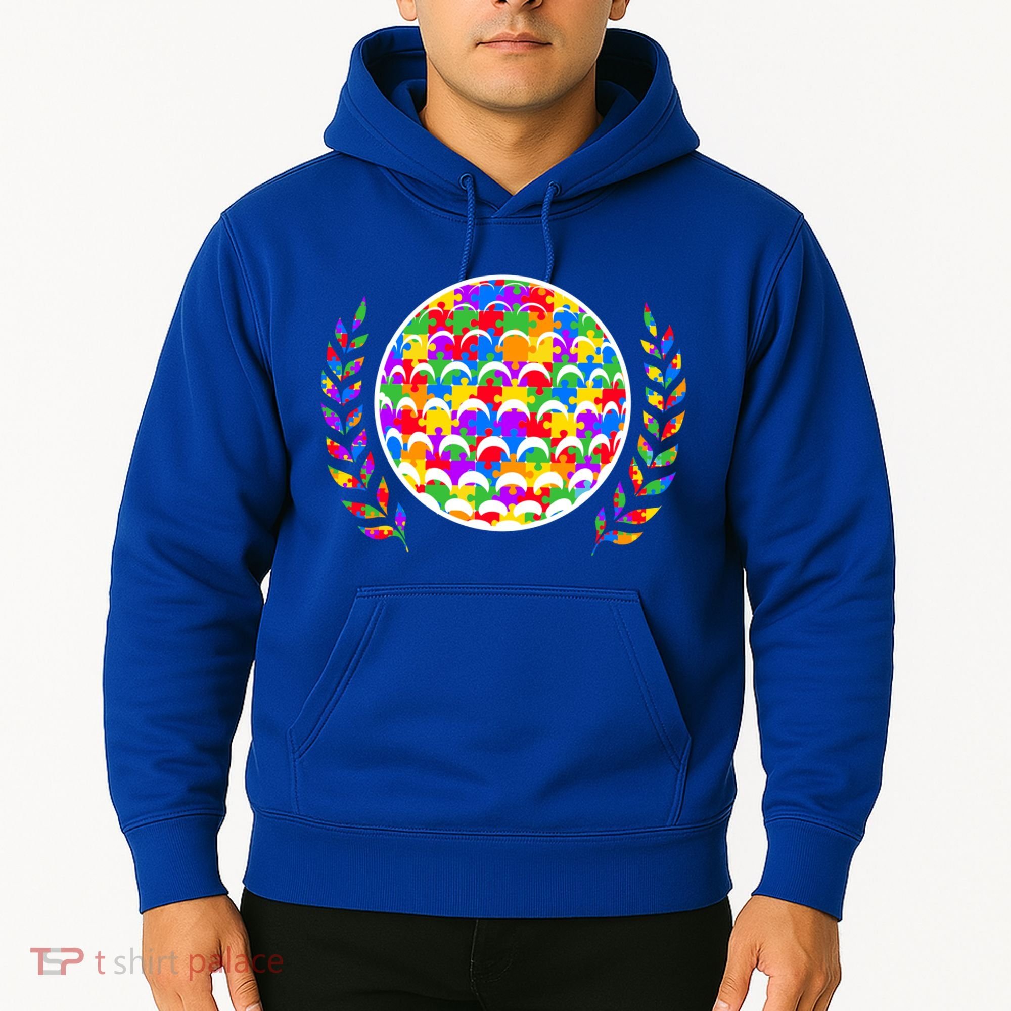 Golf Autism Golf Awareness Acceptance Golfers Tee Gift Hoodie