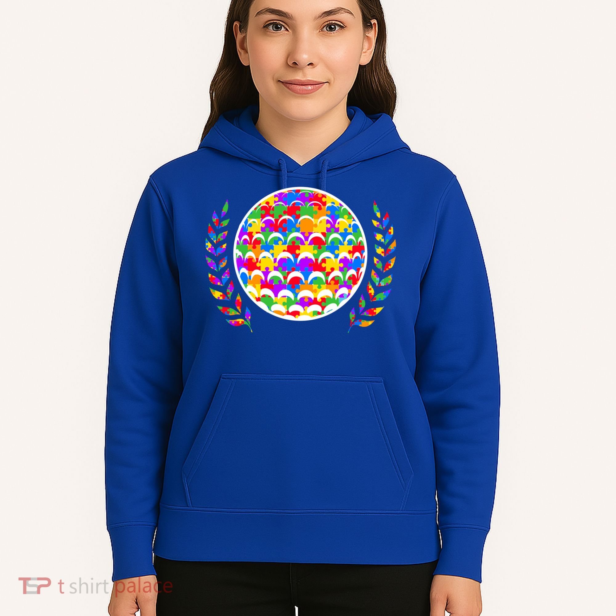 Golf Autism Golf Awareness Acceptance Golfers Tee Gift Hoodie