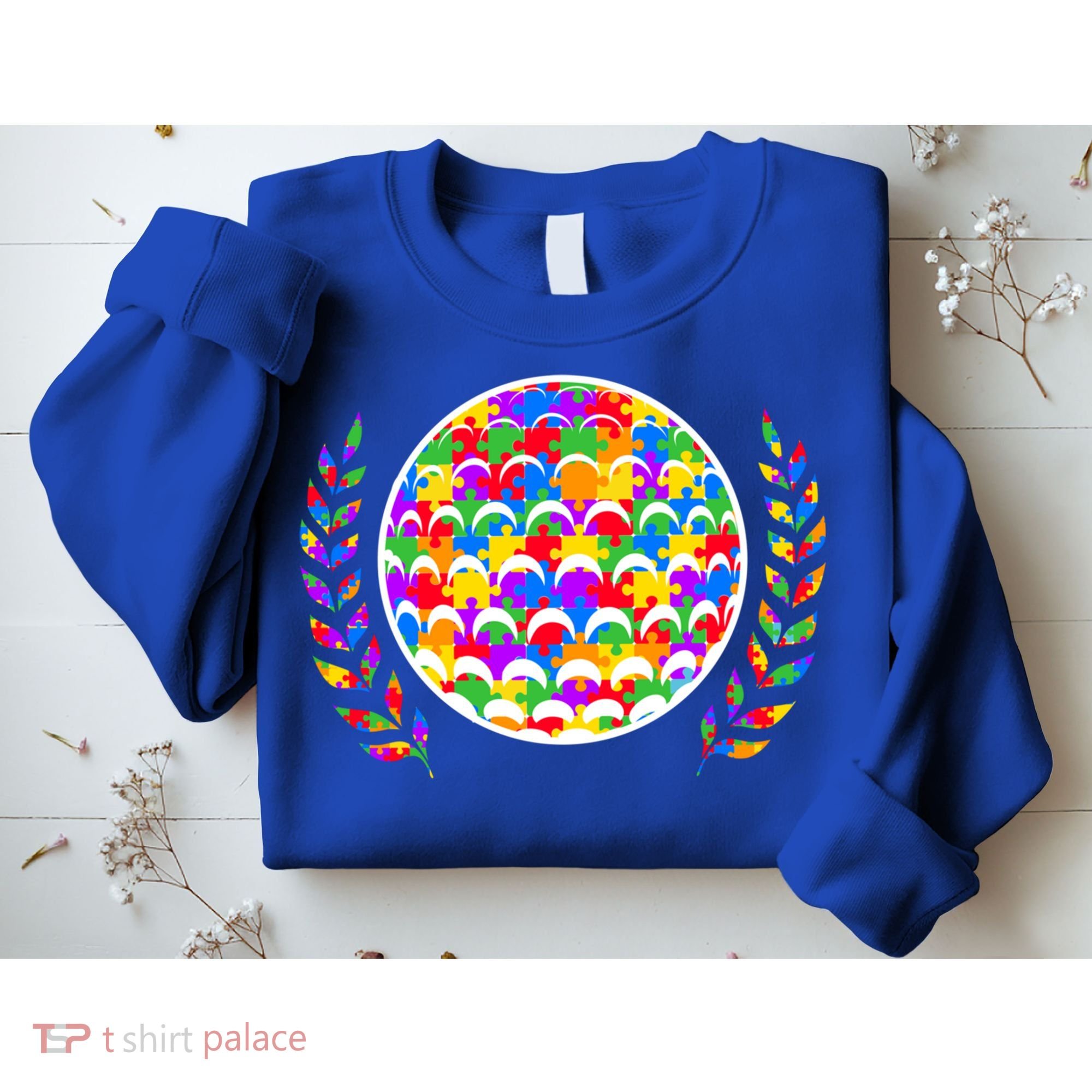 Golf Autism Golf Awareness Acceptance Golfers Tee Gift Sweatshirt