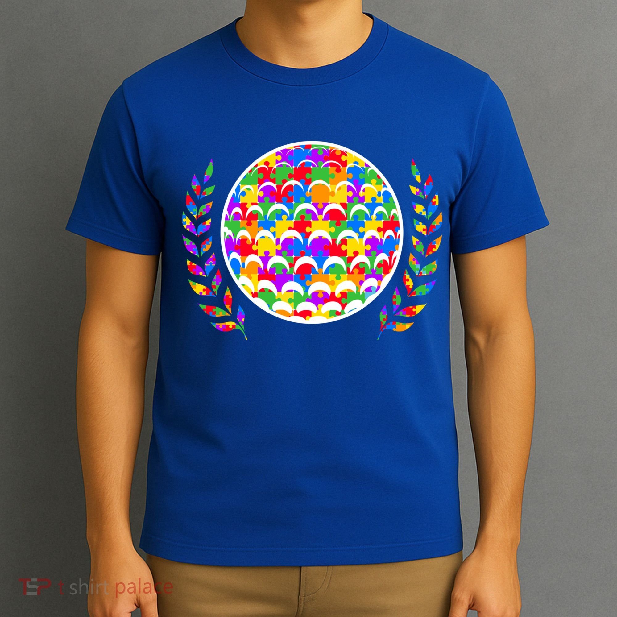 Golf Autism Golf Awareness Acceptance Golfers Tee Gift T-Shirt