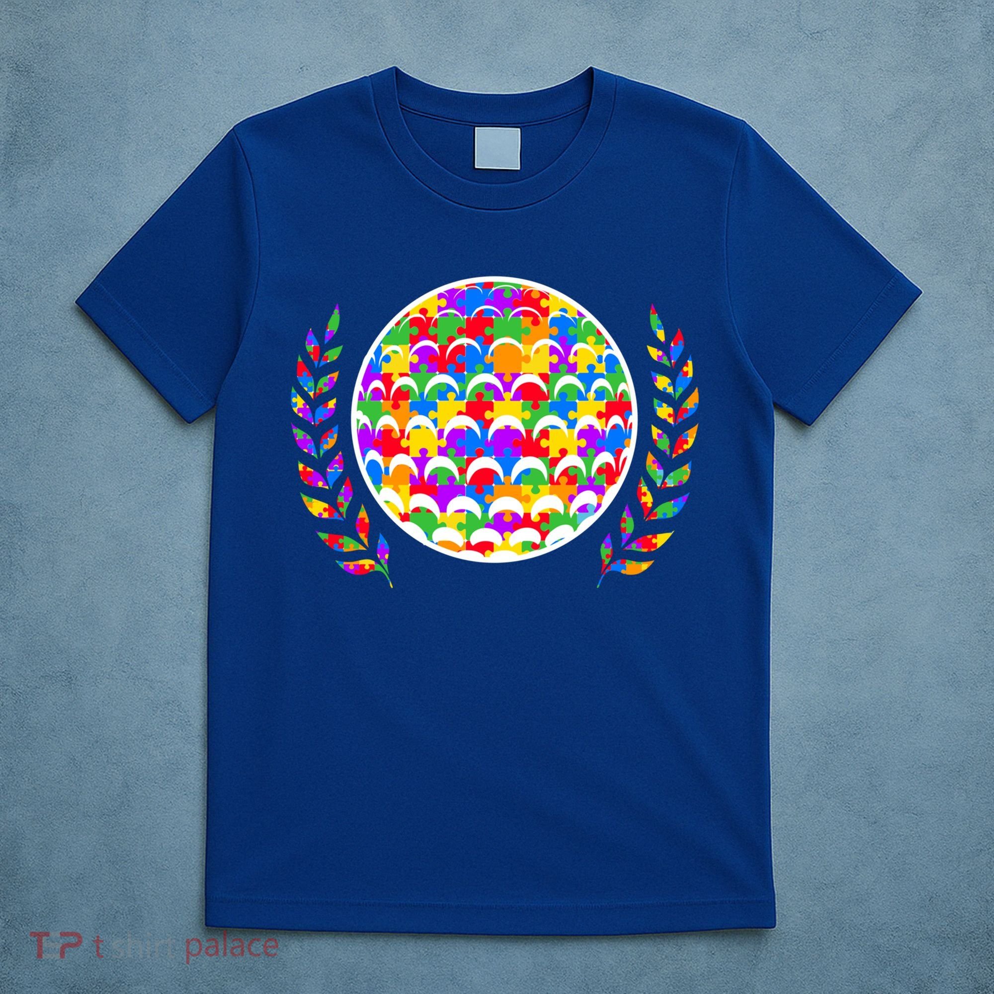 Golf Autism Golf Awareness Acceptance Golfers Tee Gift T-Shirt