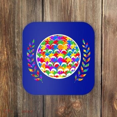 Golf Autism Golf Awareness Acceptance Golfers Tee Gift Coaster