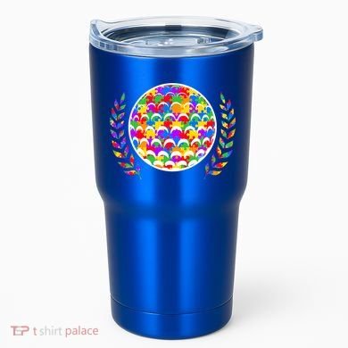 Golf Autism Golf Awareness Acceptance Golfers Tee Gift Tumbler