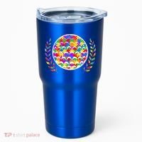 Golf Autism Golf Awareness Acceptance Golfers Tee Gift Tumbler thumb 0