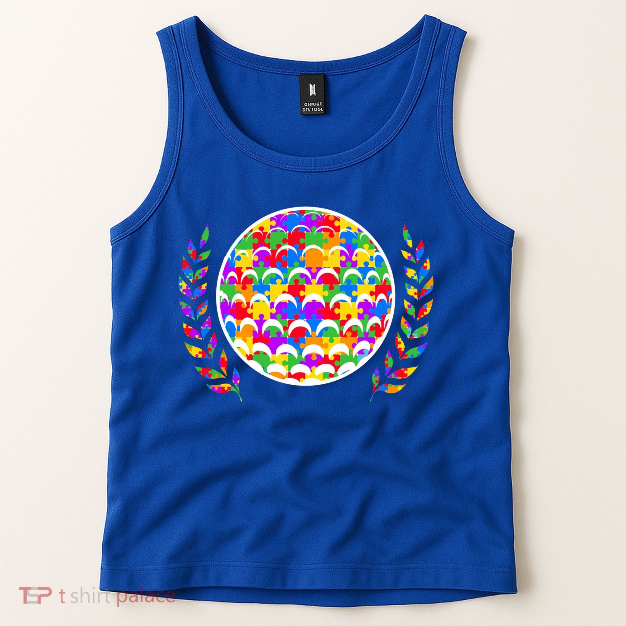 Golf Autism Golf Awareness Acceptance Golfers Tee Gift Tank Top