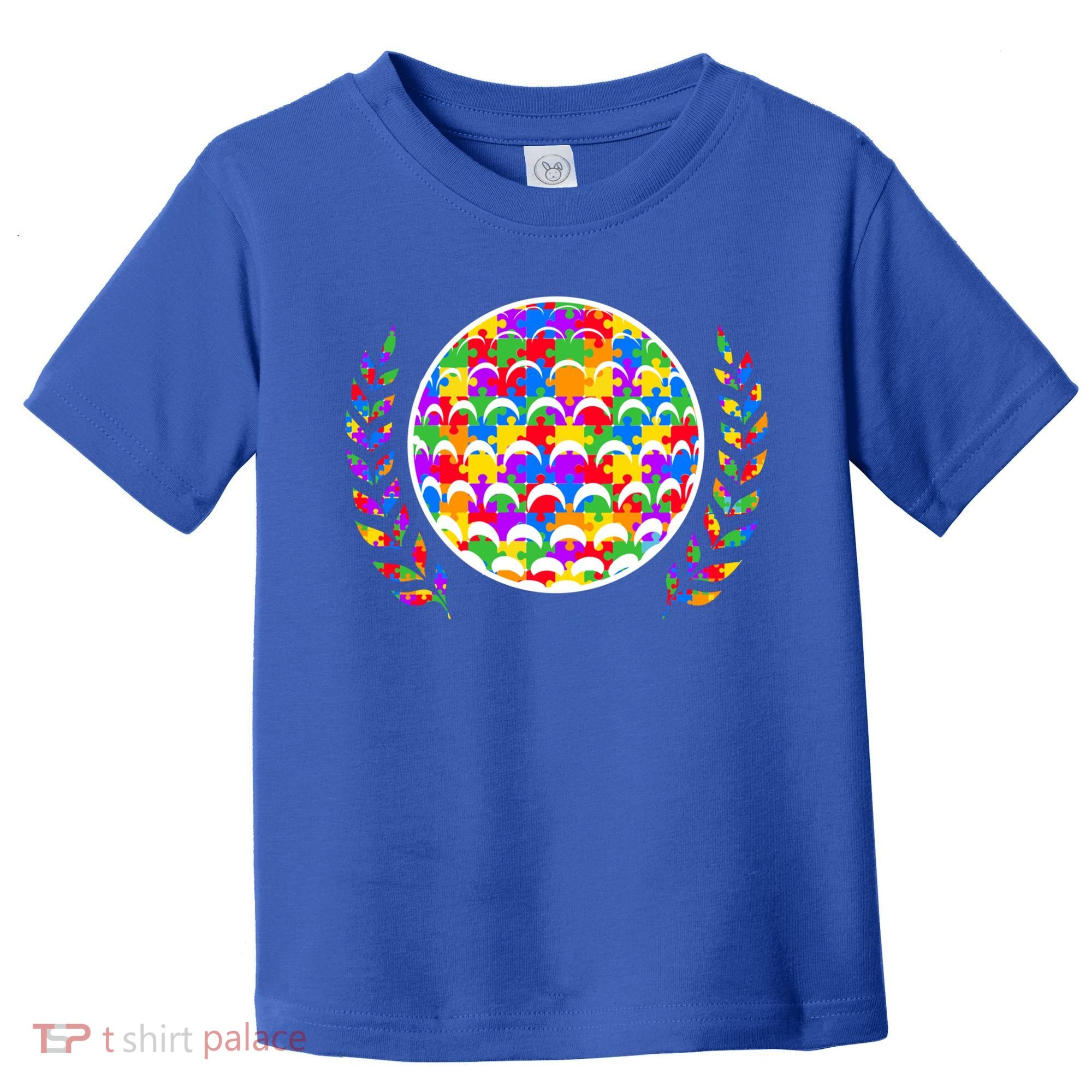 Golf Autism Golf Awareness Acceptance Golfers Tee Gift Toddler T-Shirt